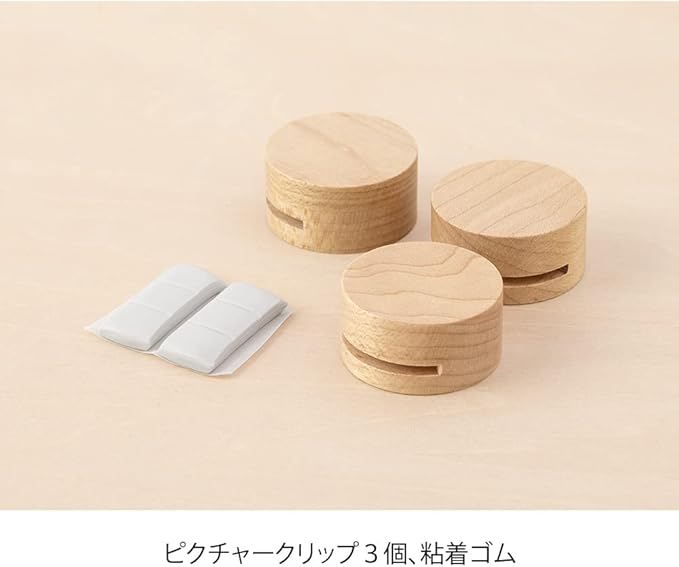 Midori 35497006 DESIGNPHIL, Picture Clip, Wood, Natural