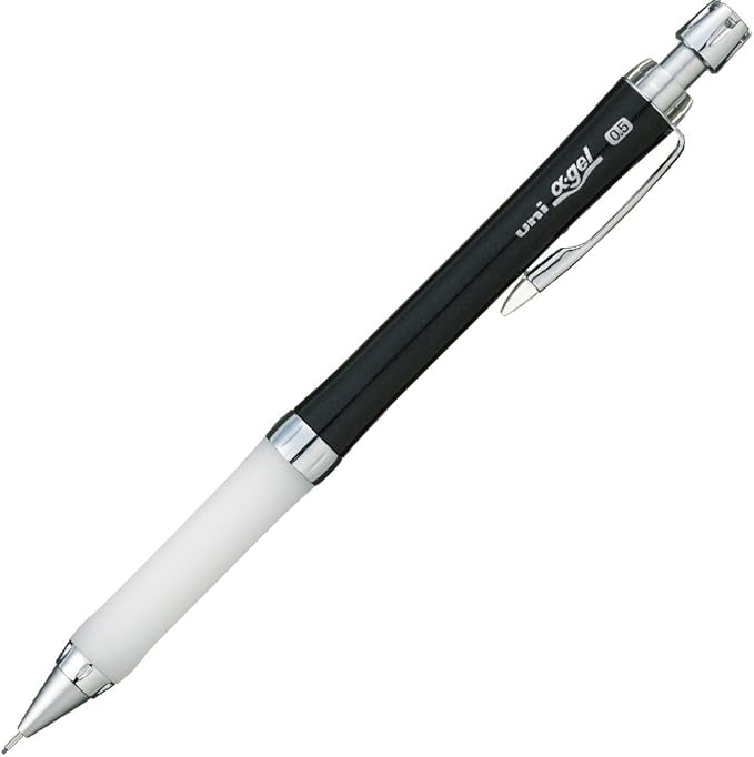 Uni Alpha Gel Slim Axis 0.01 Inches (0.5 mm), Black