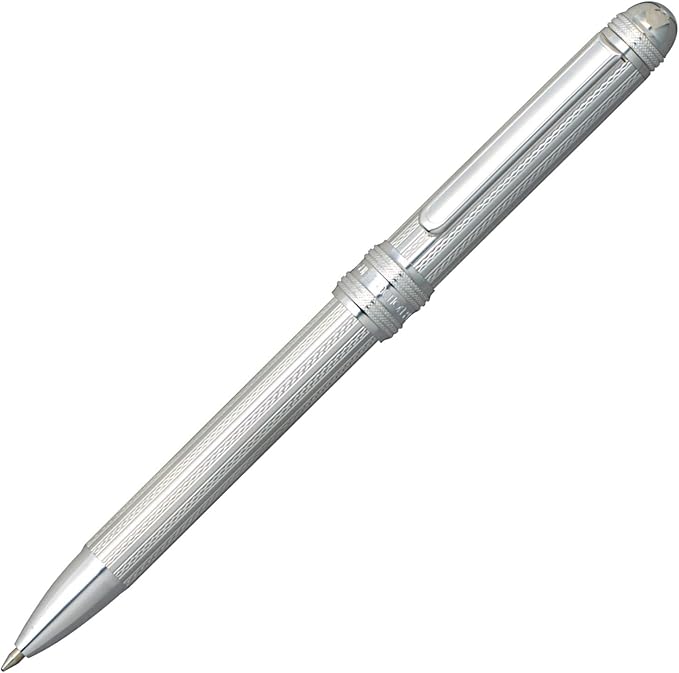 Platinum Fountain Pen, Double 3 Action Sterling Silver Cow MWB-10000SA#4 Multifunction Pen (cow)
