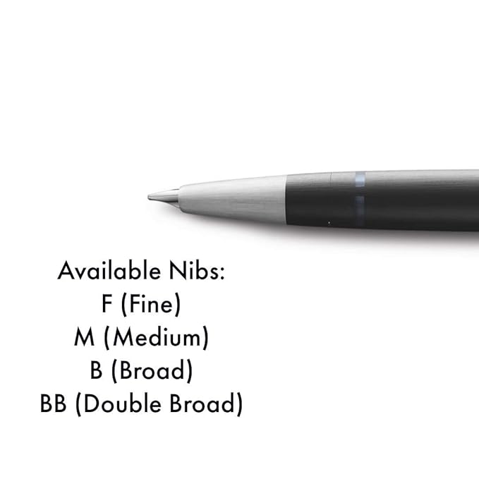 LAMY 2000 Black Fountain Pen Fine Nib