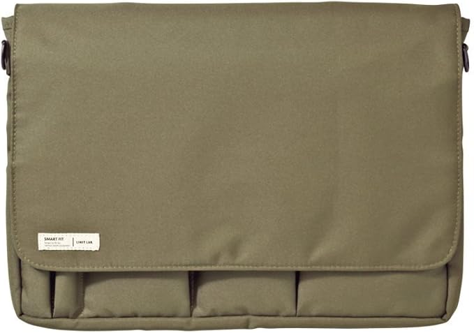 Lihit Lab Smart Fit A7577-4 Carrying Pouch, 11.7 x 8.3 Inches (A4 / 297 x 210 mm), Orange