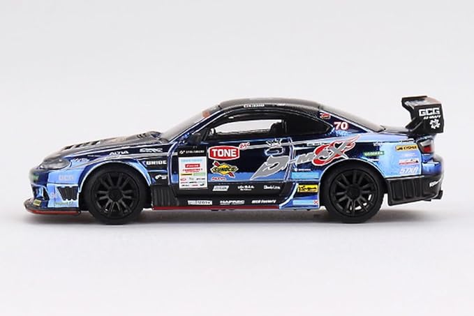 MINI GT 1/64 Nissan Sylvia (S15) D1 GP 2023#70 D-MAX RACING (Right Handle) Japan Limited Finished Product MGT00855-BL