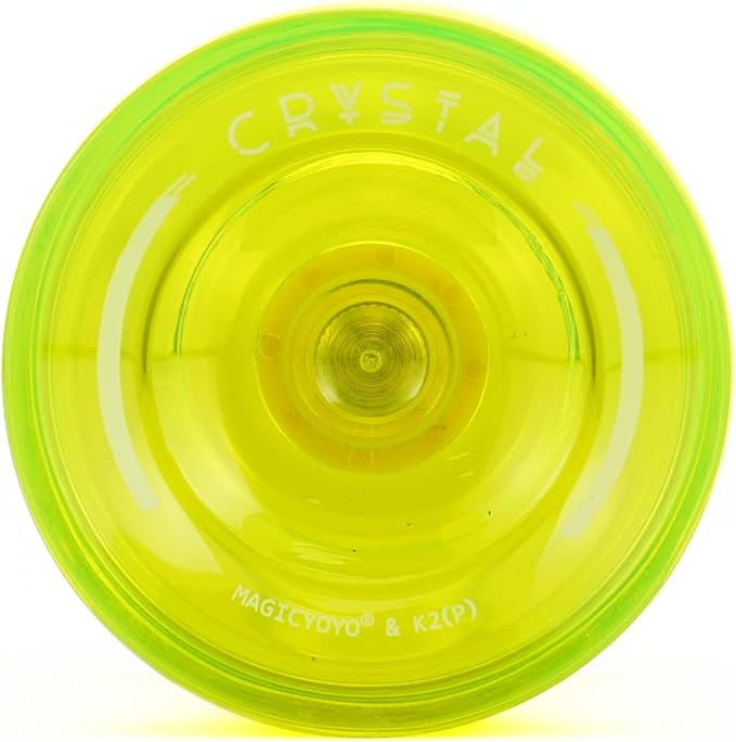 Spin Gear Crystal Yoyo Bind Beginner Intermediate Model (Clear Yellow)