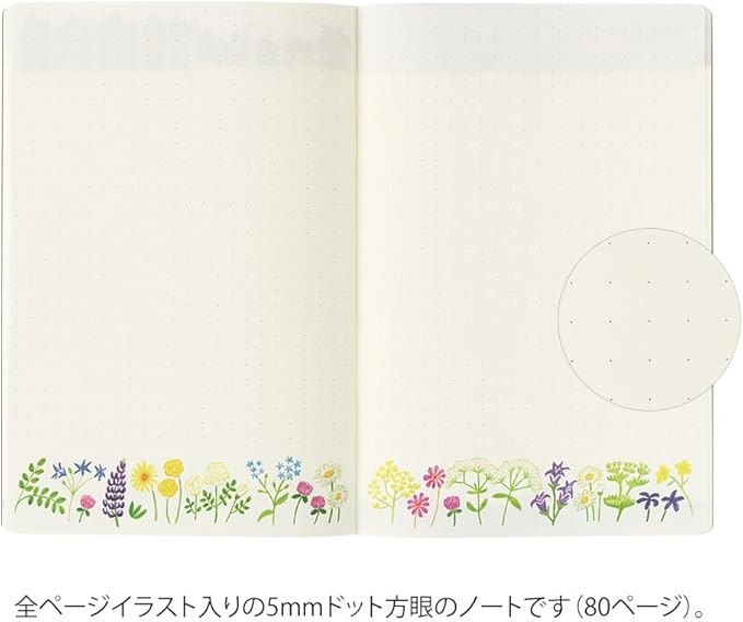 Midori Notebook Loose Log Scandinavian Pattern B6 1535 4006