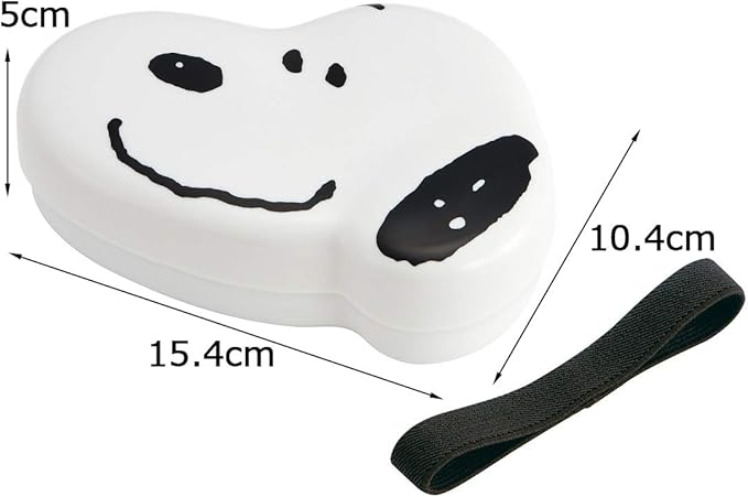 Skater Die-Cut Lunch Box, 280ml, Snoopy, Peanuts, LBD2