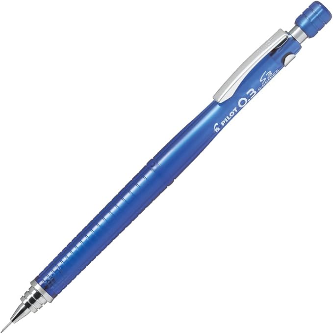 PILOT Mechanical Pencil, Sharp S3 03 TL, Transparent Blue, HPS30RTL3