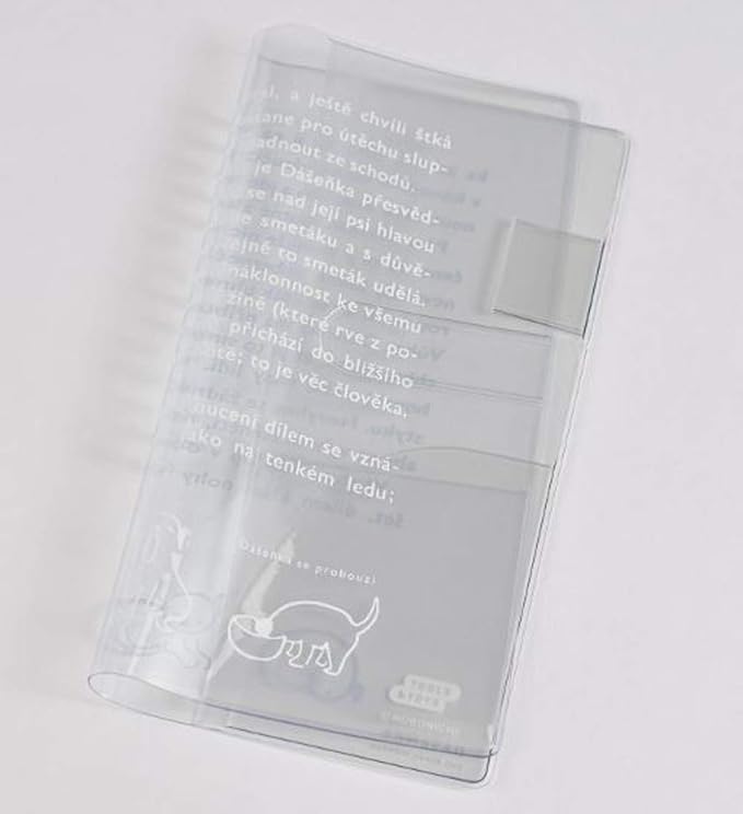 Hobonichi Techo Almost Daily Planner Clear Cover for Darshenka Weeks Size Notebook Accessory