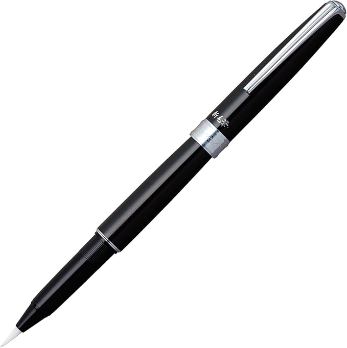 Platinum Fude Brush Pen : Anodized Finish