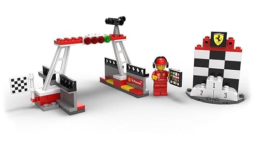 2014 The New Shell V-power Lego Collection Finish Line & Podium Set 40194 Exclusive Sealed