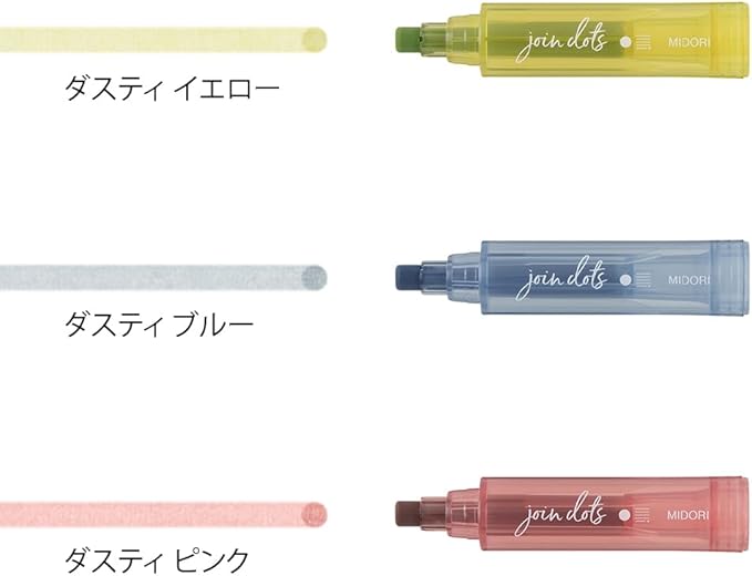 Midori 38138006 Joint Dots 3 Color Linked Dusty Rollerball Pen