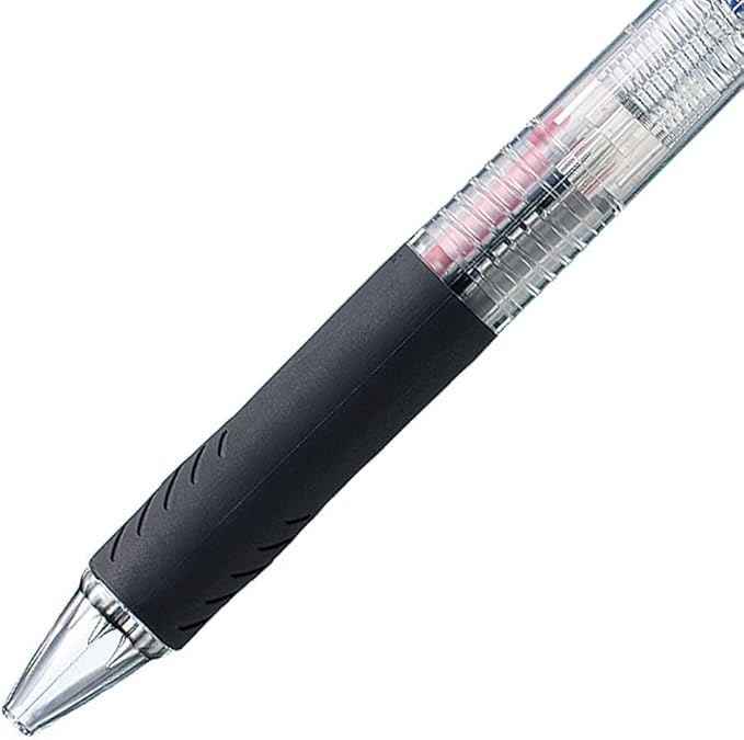 Uni Mitsubishi Pencil 3-Color Ballpoint Pen Jetstream 0.38 Transparent Easy to Write SXE3400381P