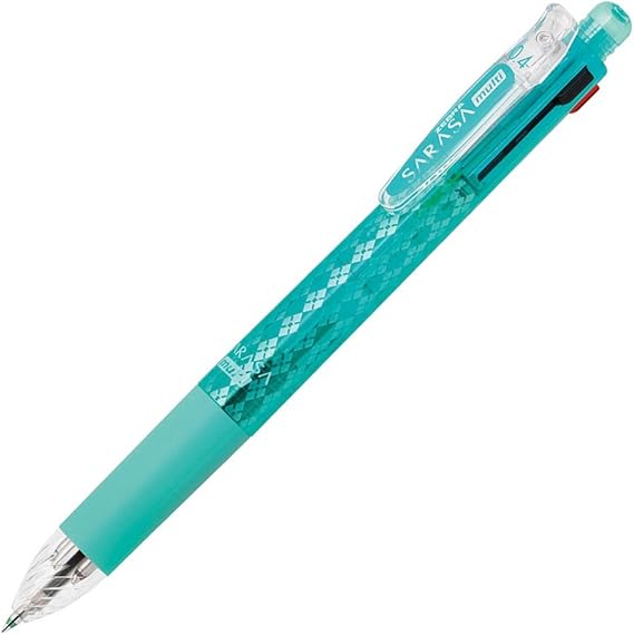 Zebra multifunction pen 4 color + sharp salasa multi 0.5 blue green P - J4SA11 - BG