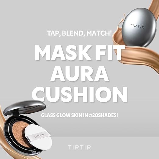 TIRTIR Mask Fit Mini Cushion Mask Fit Mini Cushion, Main Unit, 0.2 oz (4.5 g) (AURA 21N)