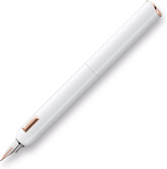 Lamy Fountain Pen, EF Fine Point, Dialogue CC, White, L81WH-EF