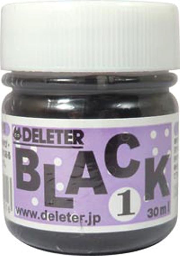Deleter Manga Ink - 30 ml Bottle - Black 3 (Waterproof with Matte Finish)