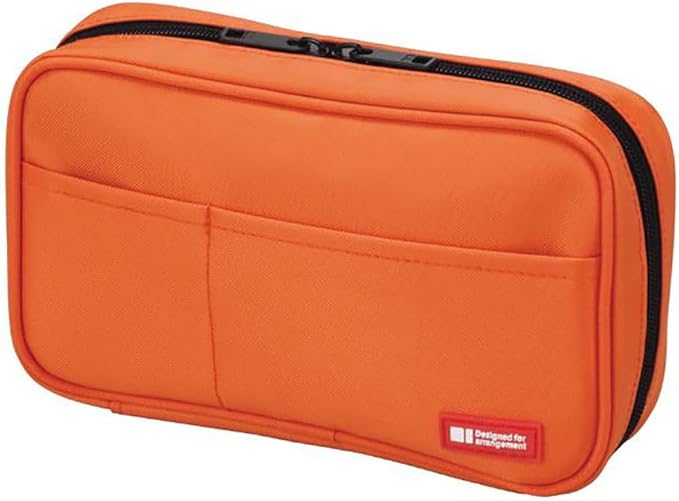 Lihit Lab A7551-11N Pen Case, Book Type, Indigo