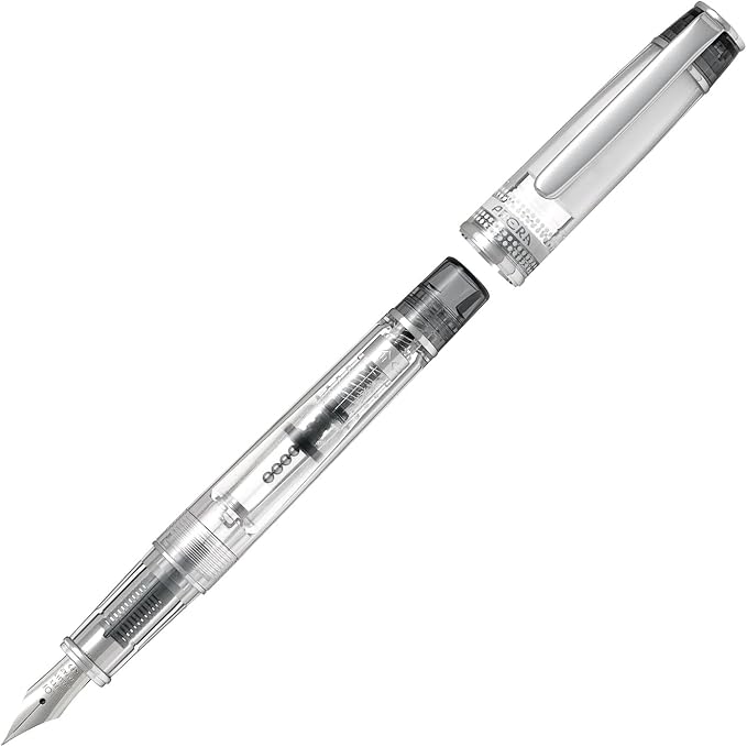PILOT PFPR1TBF Prera PRERA Fountain Pen, Color Fountain, Fine Point, Transparent Black