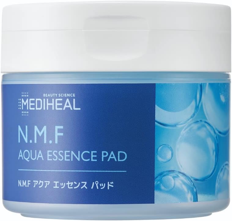 Mediheal Genuine N.M.F Aqua Essence Pad, 4.1 fl oz (130 ml), 50 Sheets