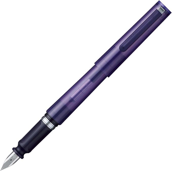 Sailor Fountain Pen, TUZU ADJUST Fountain Pen, Beginner, Everyday Use, Self Packaging, Clear Violet, Bold Point 12-0541-650