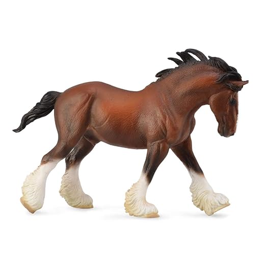 Collecta Clydesdale Stallion Bay (Brown)