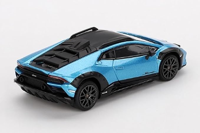 MINI GT 1/64 Lamborghini Huracan Stellato Blu Aegir (Blue) (Left Handle) Finished Product