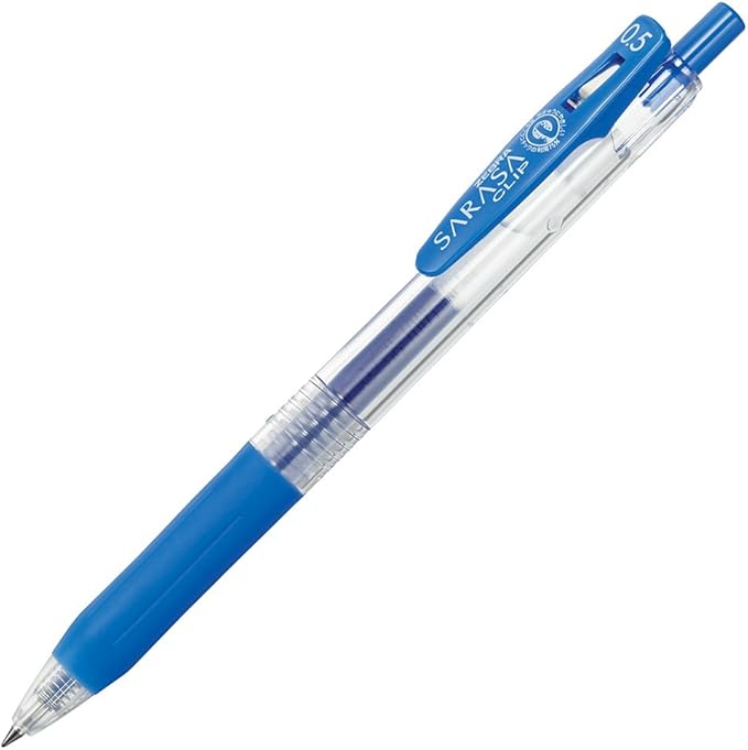 Zebra Sarasa Clip Pen 0.5 mm, Blue (JJ15-BL)
