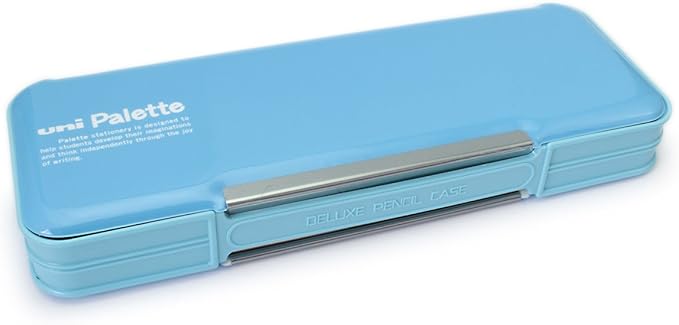 Uni Mitsubishi Pencil Case Unipalette Double Opening Blue P1000BT300