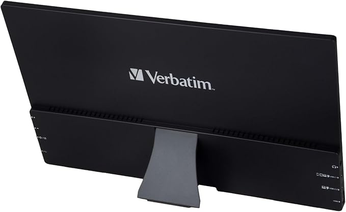 Verbatim 1080P 14-inch Full HD Mobile Monitor (Game Console/PC Compatible/HDMI/Type-C/Speaker Included)