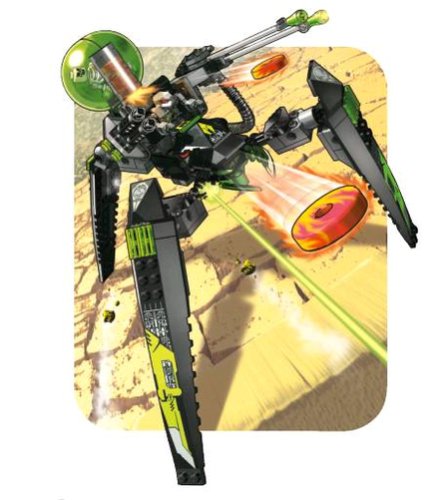 Lego Exo Force 8104 - Shadow Crawler with Devastator Robot Pilot Minifigure and Skeleton