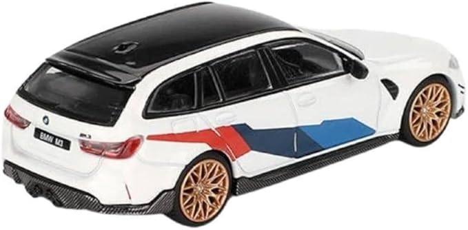 MINI GT 1/64 BMW M3 M Performance Touring Alpine White (Left Handle) Assembled