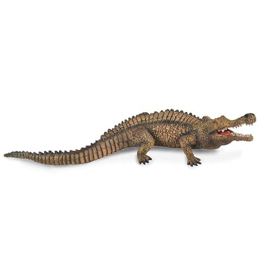 Collecta Prehistoric Life Sarcosuchus Toy Dinosaur Figure - Authentic Hand Painted & Paleontologist Approved Model