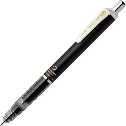 ZEBRA Mechanical Pencil, Del Guard, 0.3mm, Black (P-MAS85-BK)
