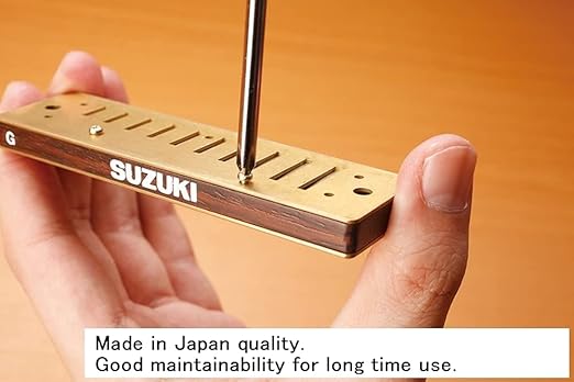 Suzuki MR-200 Harpmaster Standard 10-Hole G Key Diatonic Harmonica