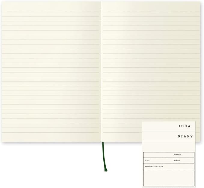 Midori 15294006 Notebook, MD Notebook, A5, Horizontal Ruled A