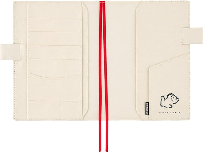 Hobonichi Cousin (A5) Size Notebook Cover Izumi Shiokawa/Polar Bear Relax