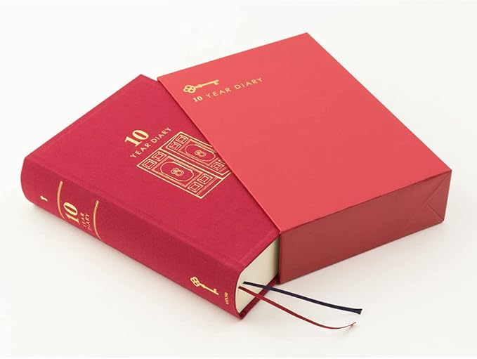 Midori 12860006 Diary, 10-Year Consecutive Door