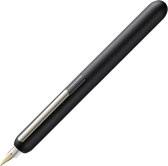 LAMY Dialog 3 Fountain Pen, Fine Nib, L74BK-F, Black, Dual Use