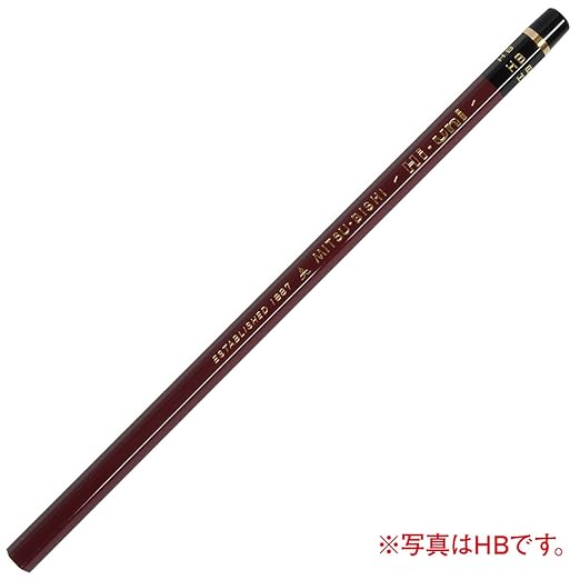 Uni Wooden Pencil, F, Box of 12 (HUF)