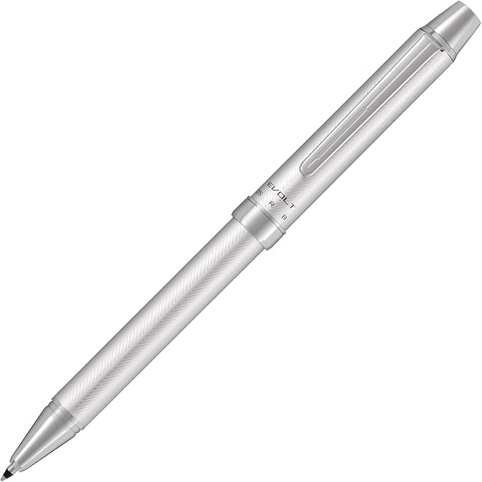 PILOT Multi-function Ballpoint Pen 2+1 EVOLT Herringbone S Herringbone Silver BTHE150RHS