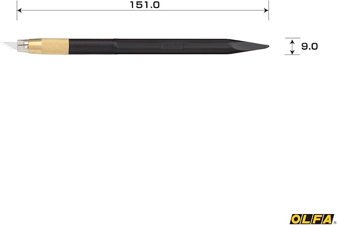 Olfa Designer Knife Black (for stationery only) 216BSBK