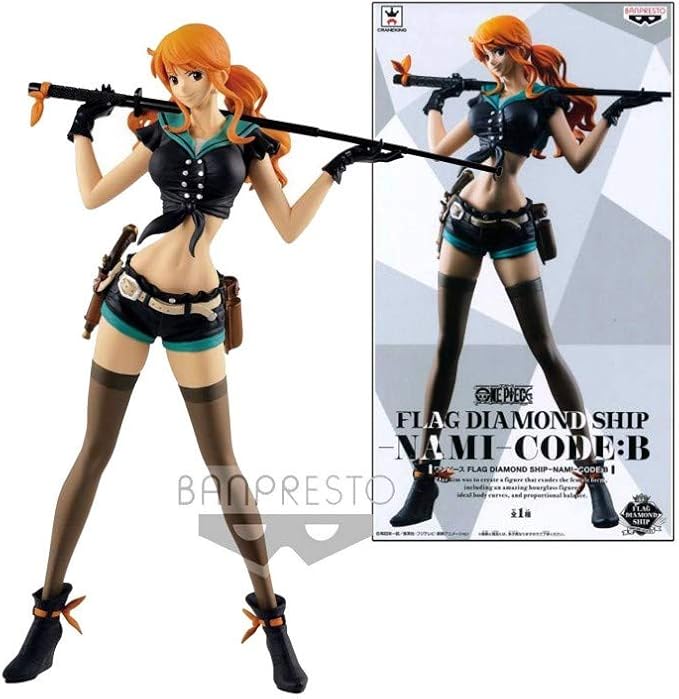 Banpresto One Piece Flag Diamond Ship, Nami, Code:B