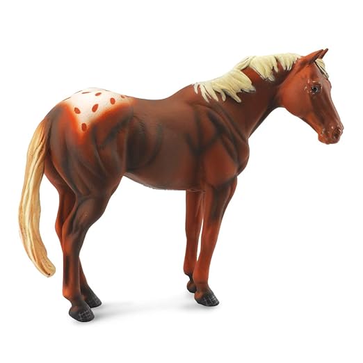 Collecta Chestnut Appaloosa Stallion