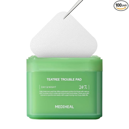 Mediheal Tea Tree Trouble Pads, 100 Pads