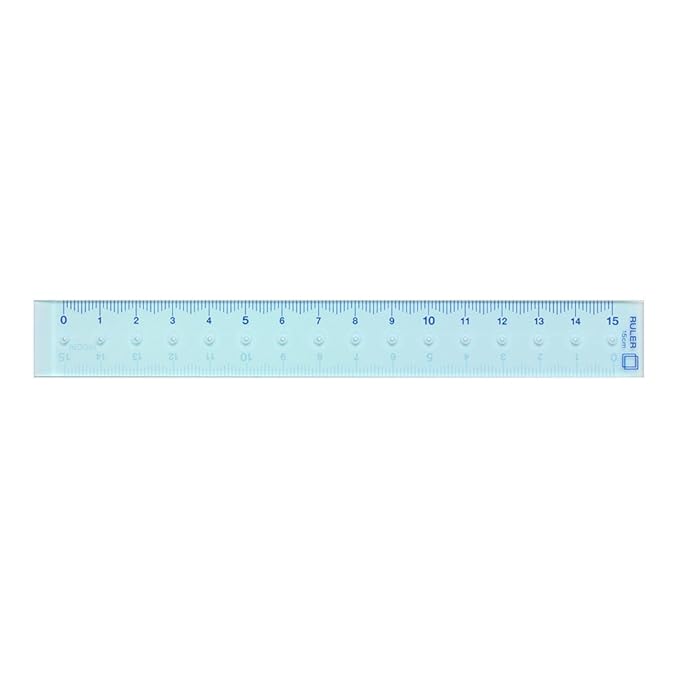 Midori Metric CL Ruler 15cm Blue (42233006)