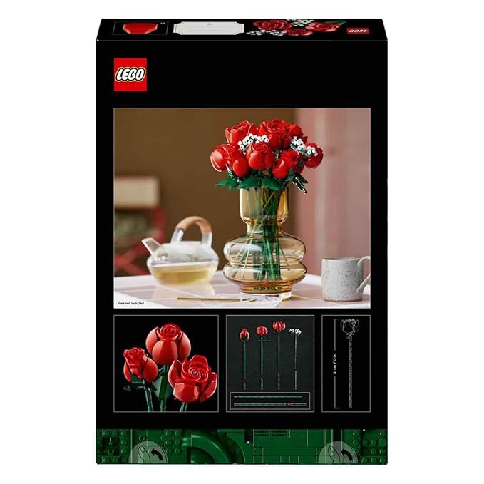 LEGO Icons Bouquet of Roses Building Set 10328 (822 Pieces)