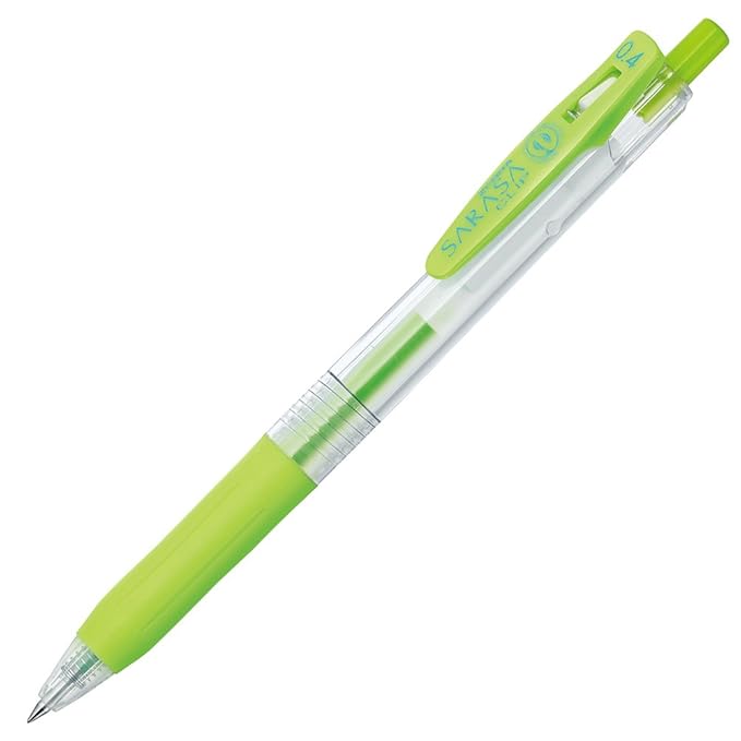 Zebra Sarasa Clip Gel Ink Ballpoint Pen|0.4Mm|10 Color Set (Jjs15-10Ca)|Assorted
