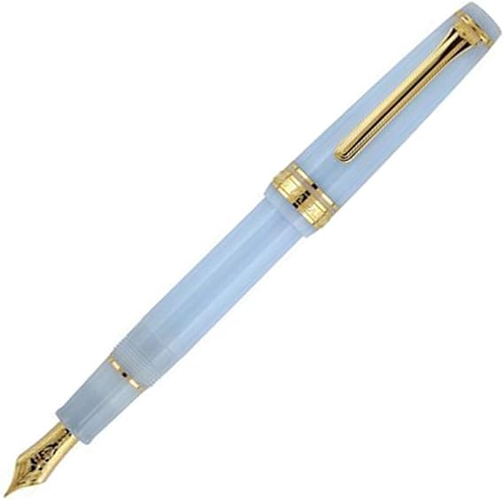 Sailor Fountain Pen, Four Seasons Loom, Fairy-free, Woven Crane, Medium Point, 11-1227-304 (Blue)