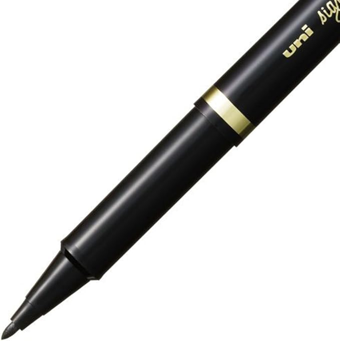Uni Mitsubishi Pencil Water-Based Ribbed Fine Point MYT7.24 Black 10 Pieces