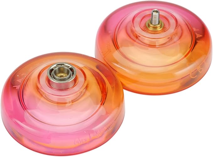 Spin Gear Crystal Yoyo Bind Beginner Intermediate Model (Orange x Pink Fade)