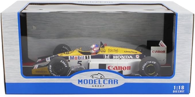 MINI GT MCG F1 Mini Car 1/18 FW11 Team Williams British GP 1986 Winner Nigel Munsell N5